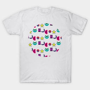 Different colorful shapes T-Shirt